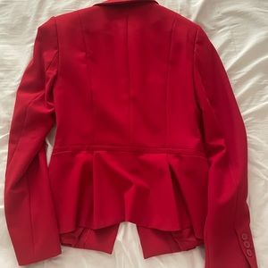 White House Black Market Red Blazer